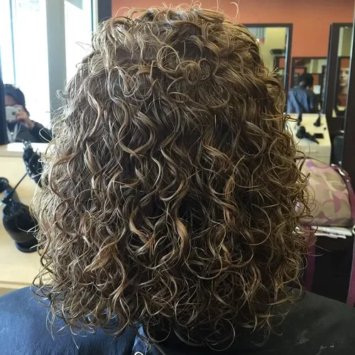 Chocolate Tight Curl Braid-Like