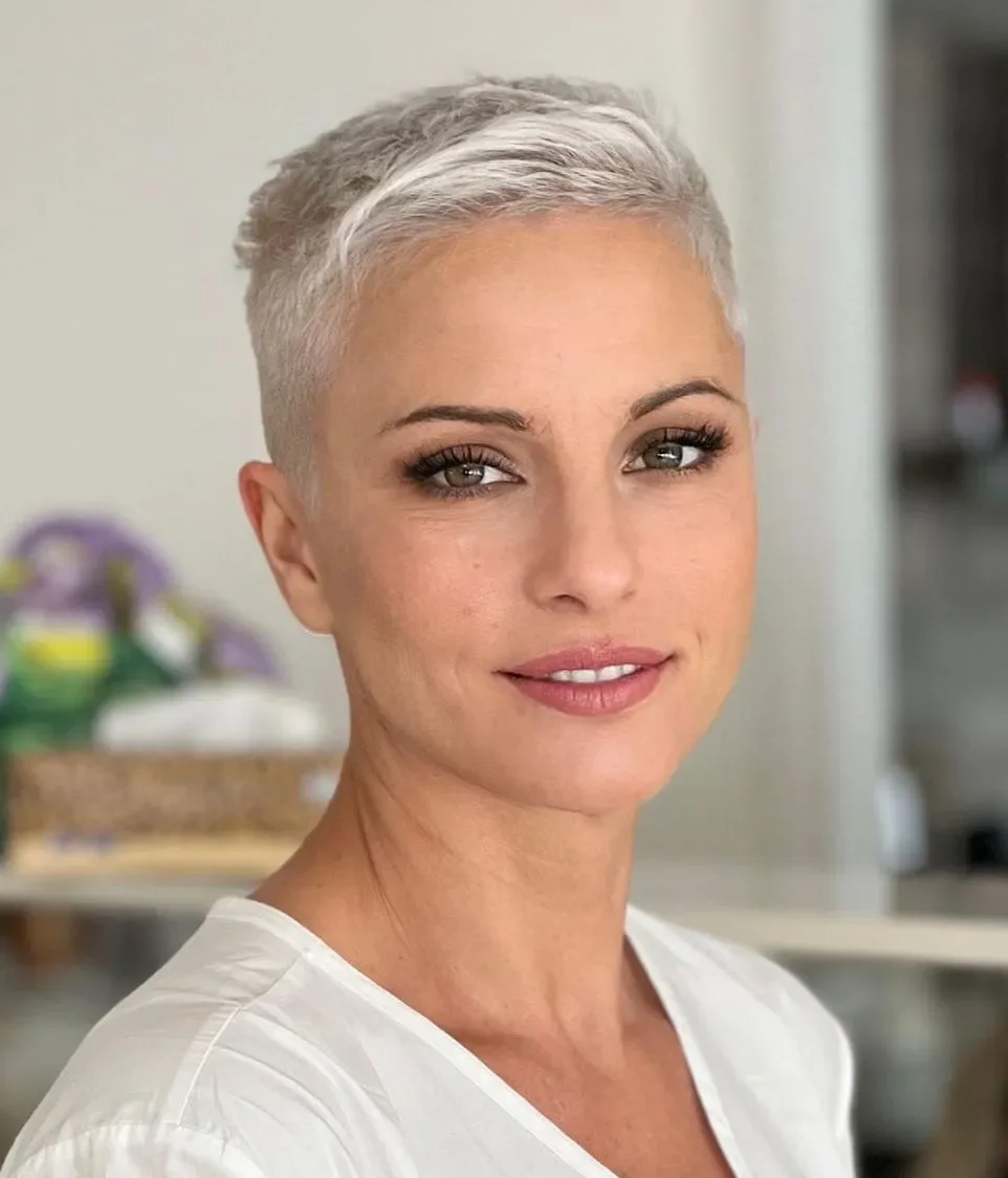Cropped Tapered Silver Cut