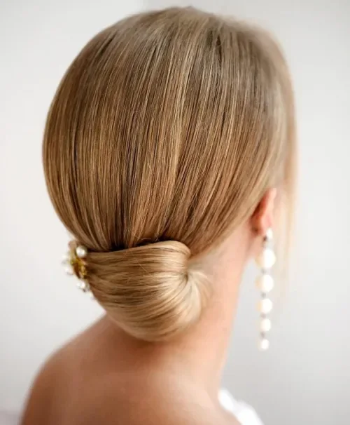 One-Side Sleek Wrap Ponytail