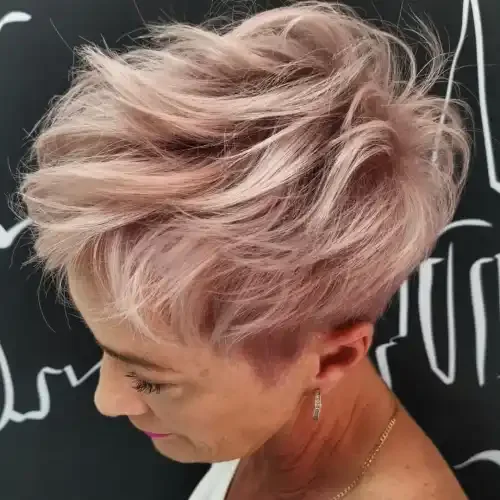 Blush Rose Feather Pixie