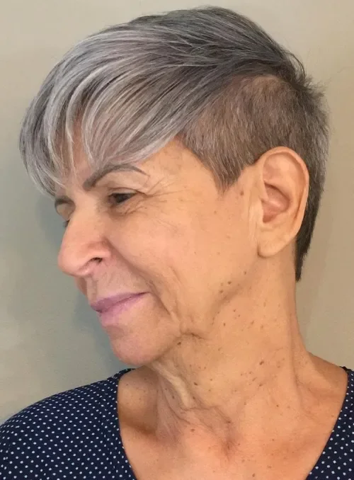 Smoky Silver Tapered Pixie