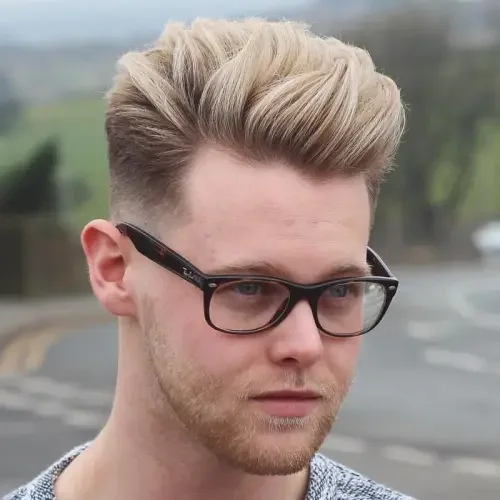 Voluminous High Quiff Taper