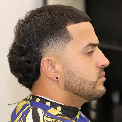 Curly Texture Medium Fade