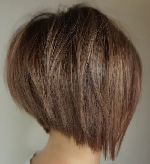 Inverted Razored Brown Bob