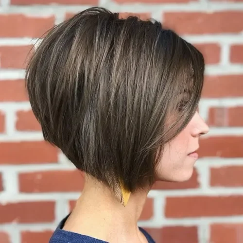 Soft Dark Inverted Bob