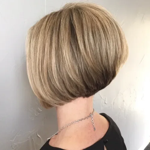 Blonde Brown Root Bob