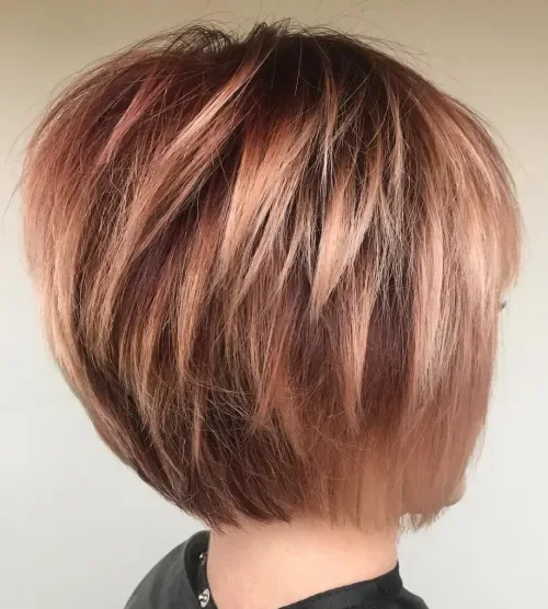 Rose Tinted Choppy Bob