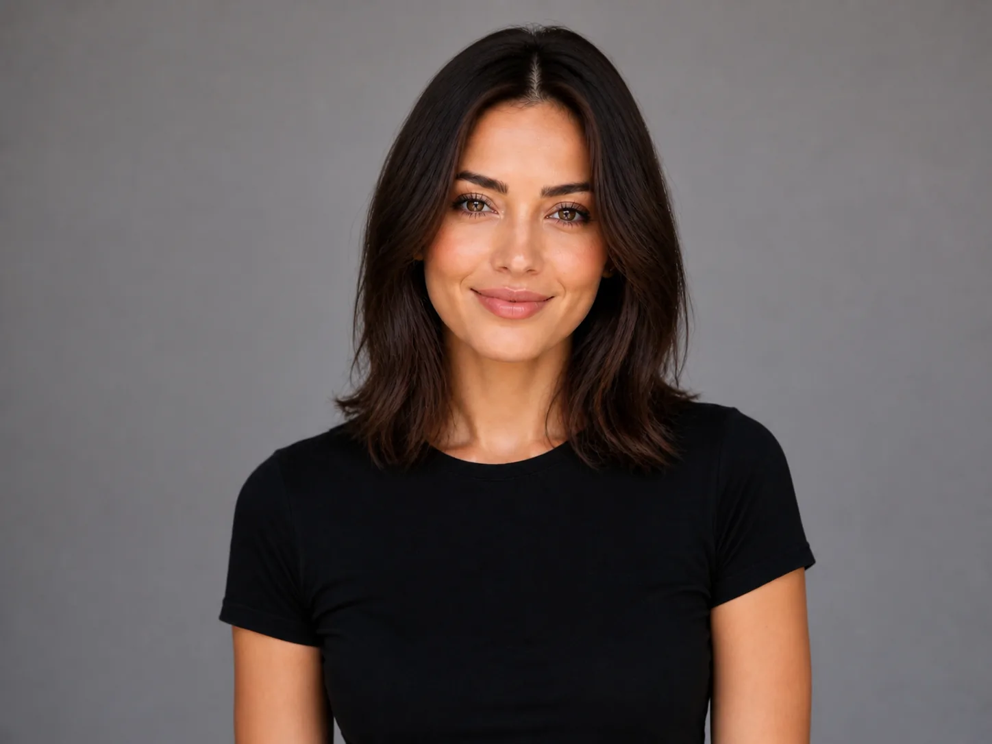 Original medium-length hairstyle before long haircut preview