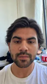 Long hairstyle preview inside the NextHair mobile app