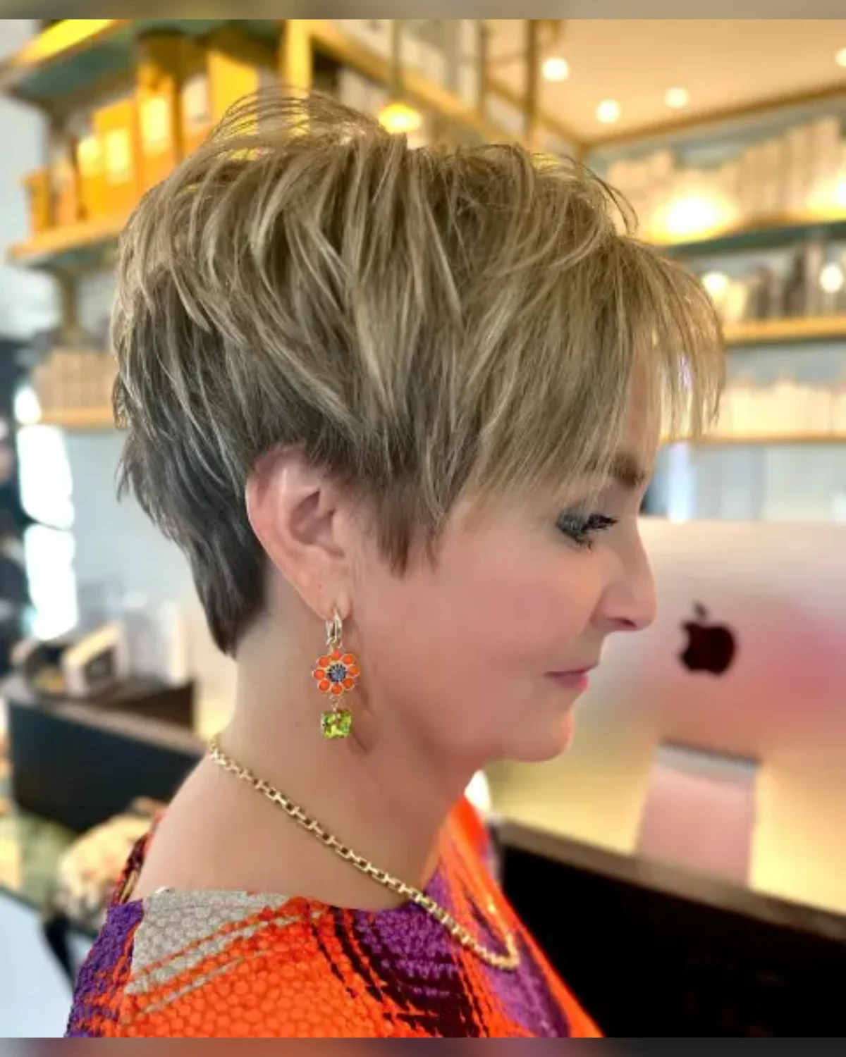 Long Choppy Straight Pixie Bangs