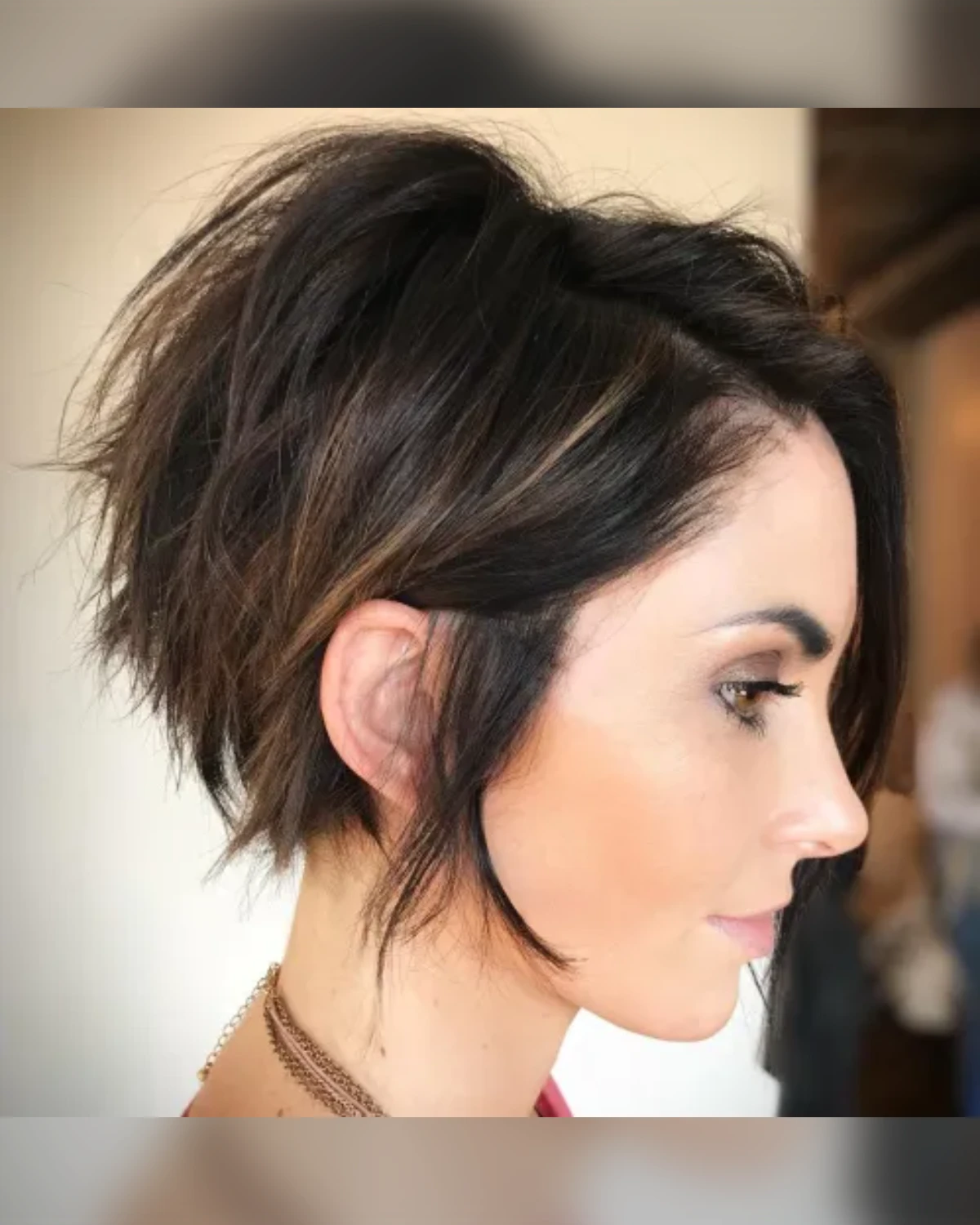 Side-Swept Undone Pixie Fringe
