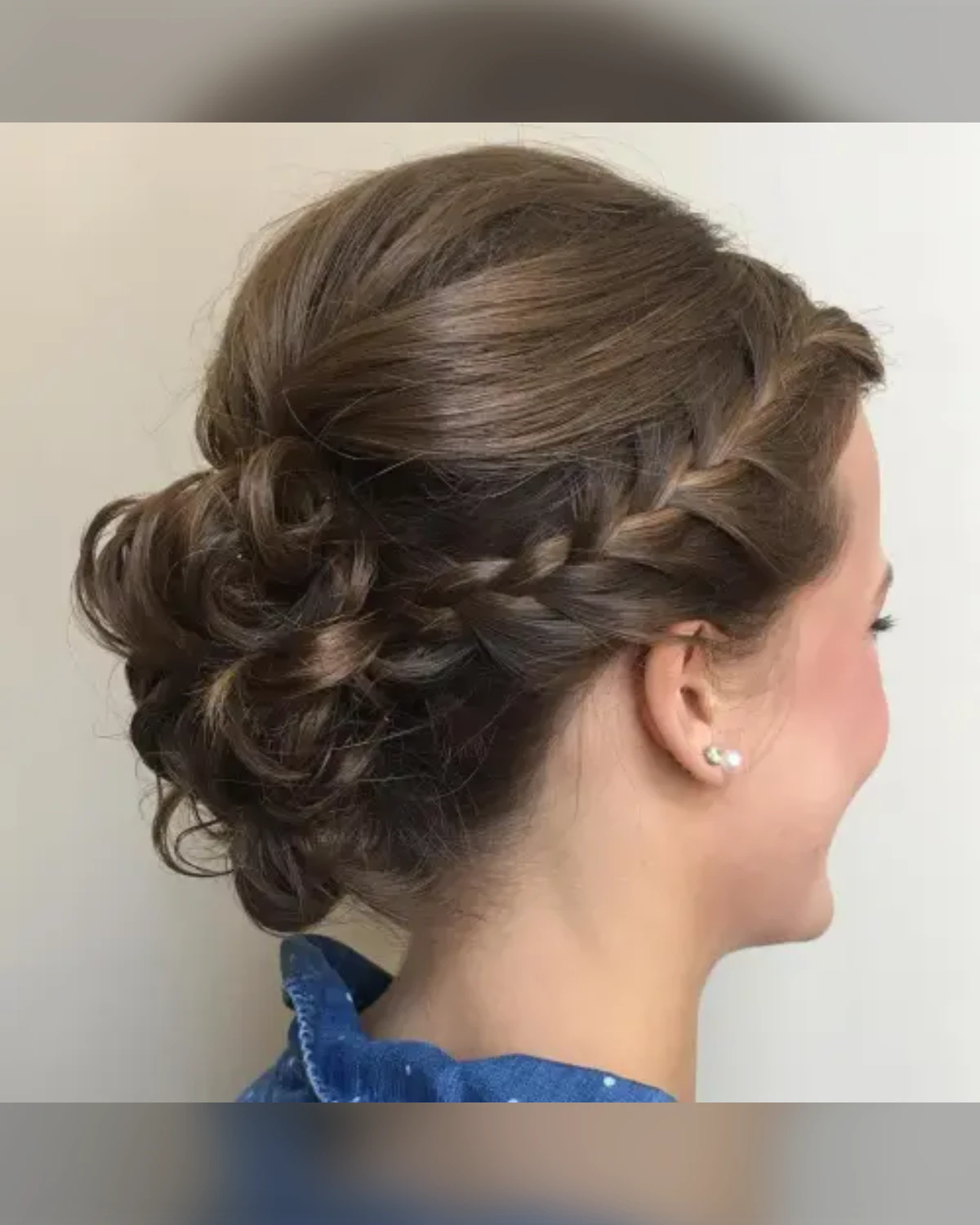 Curly Victory Rolls With Braids