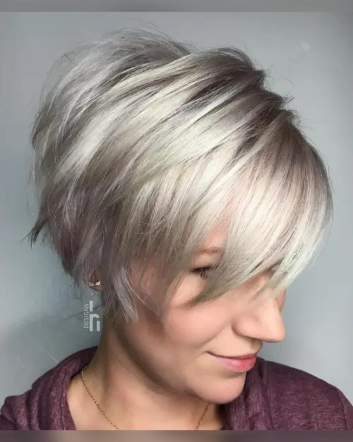 Softly Scraped White Pixie
