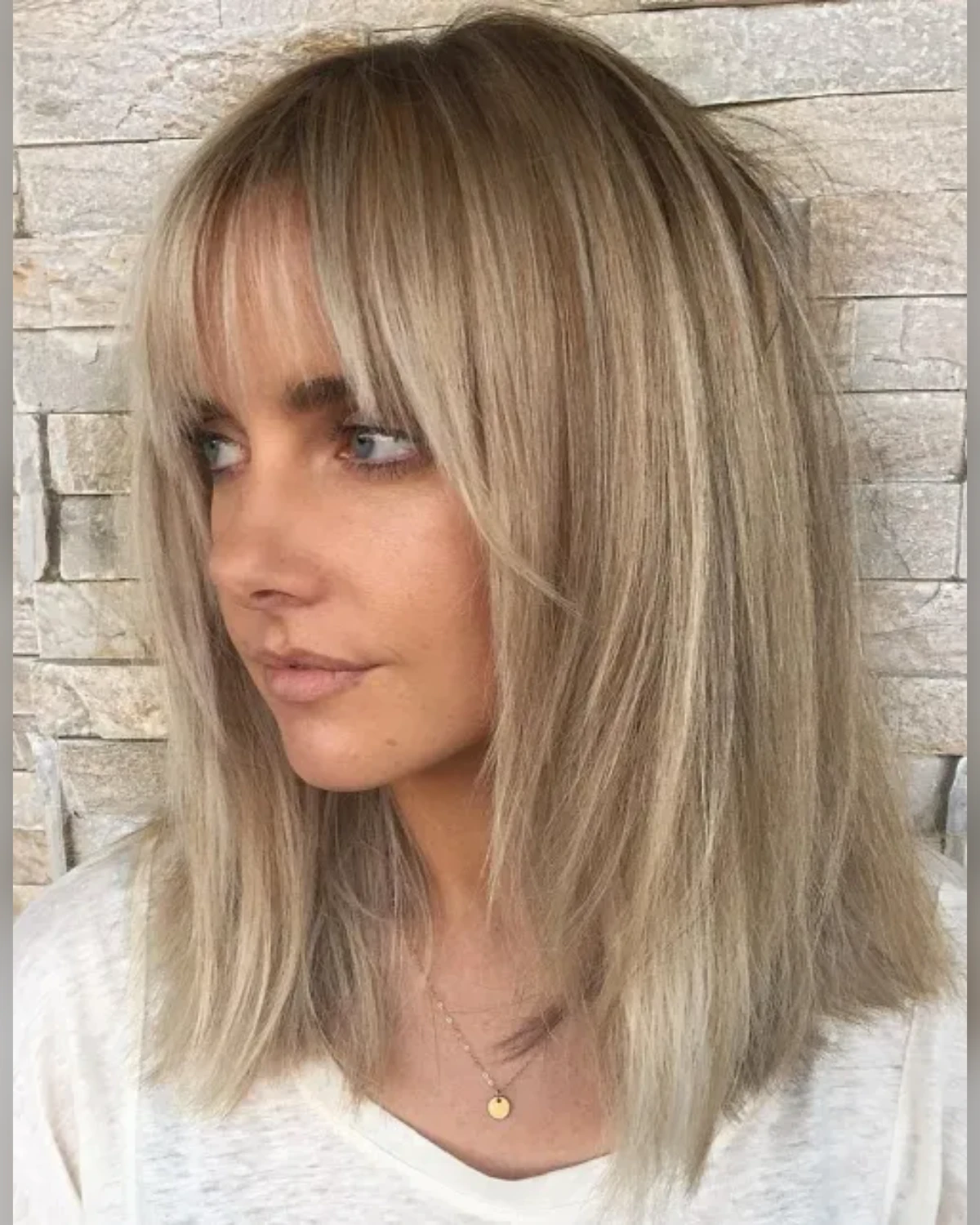 Straight Bob With Feathery Bangs