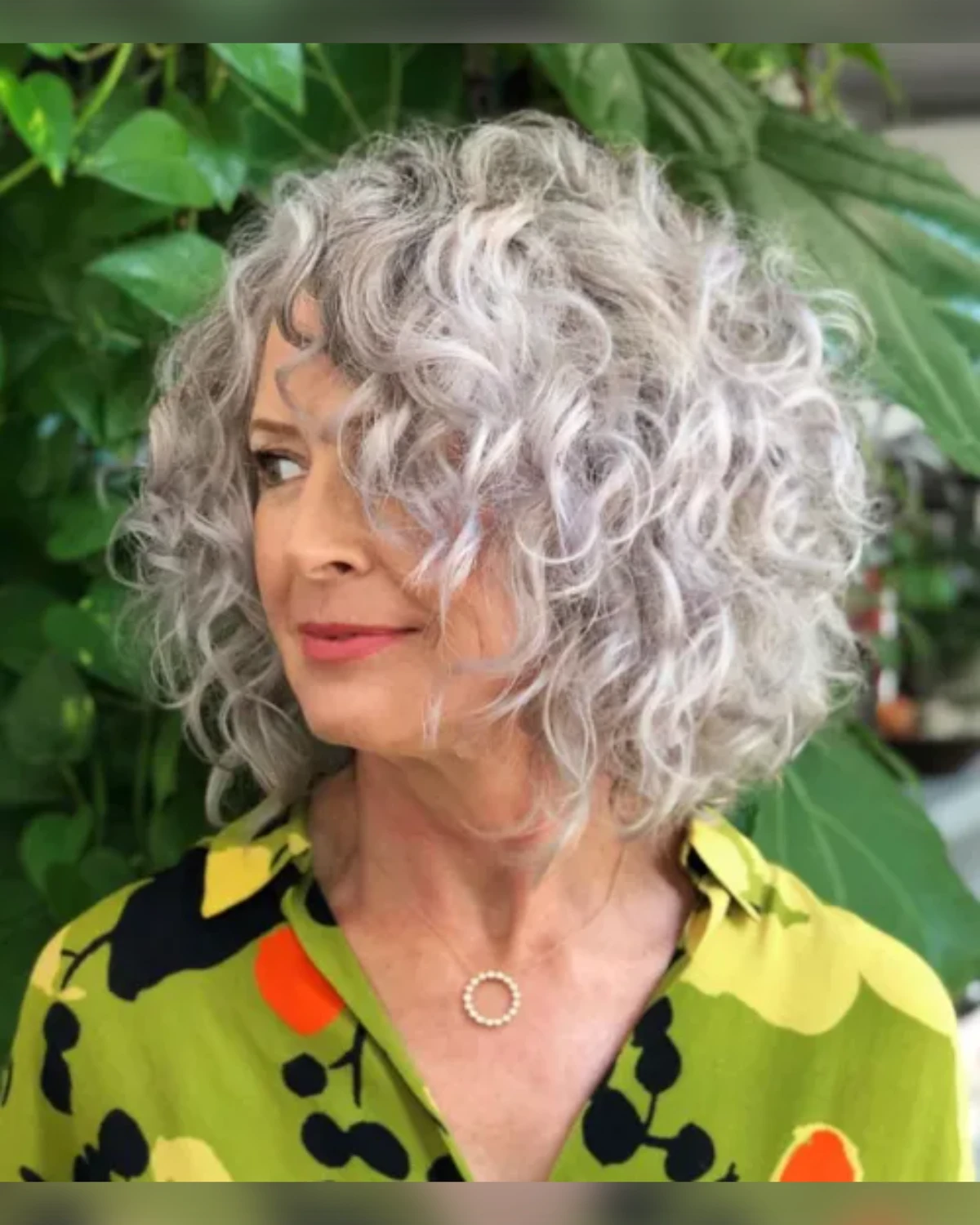 Silver Layered Loose Curl Mop