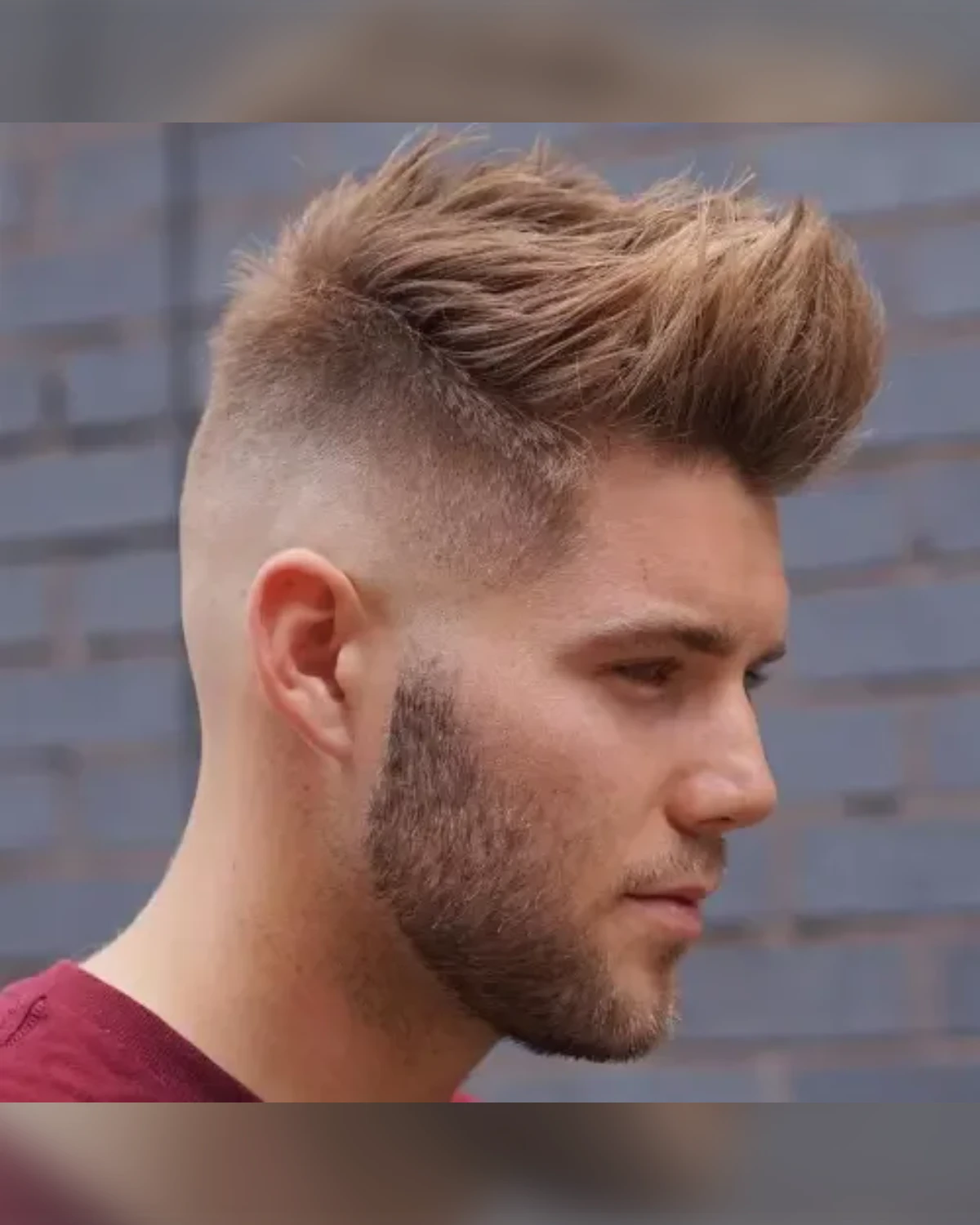 Spiky Pomp Skin Fade